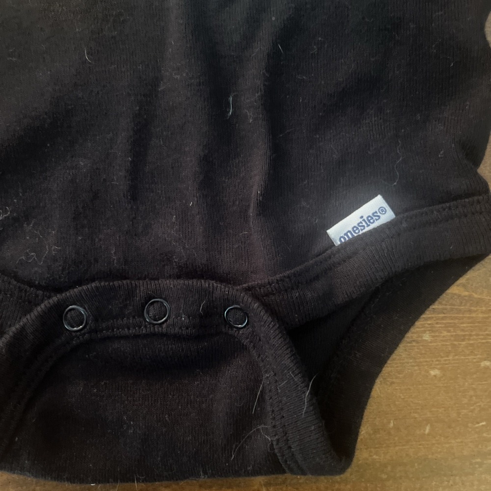 GERBER baby Hannukah Black Body Suit Size 12‎ Months - Picture 3 of 5